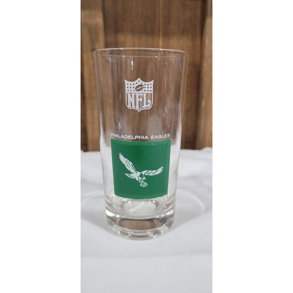 Vtg Philadelphia Eagles Glass Rare